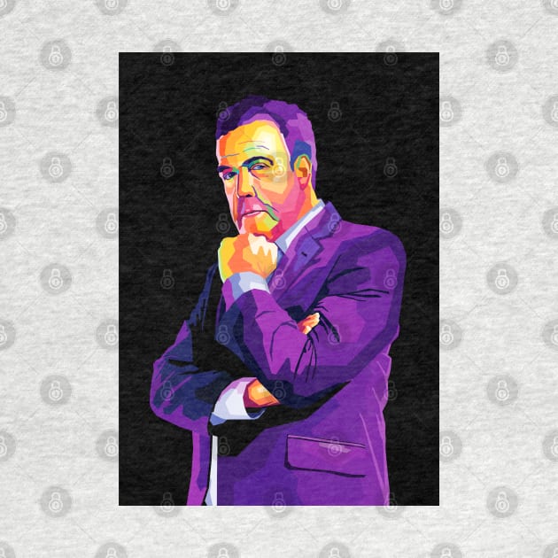 Jeremy Clarkson Pop Art by Zet Art